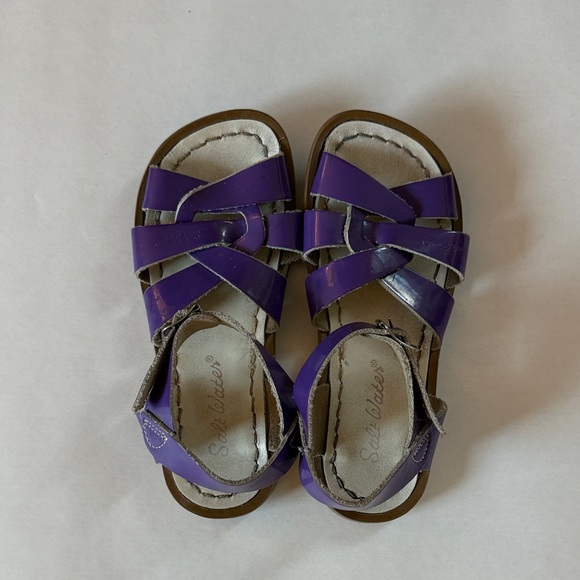 Kids Purple Salt Water Sandals - Picture 1 of 5